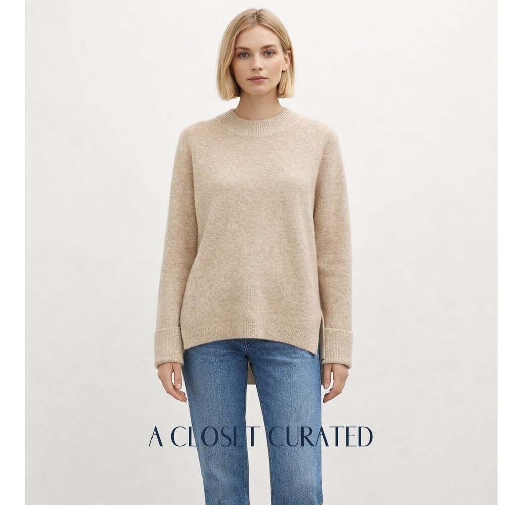 3.1 Phillip Lim Wide Cuff Alpaca Sweater